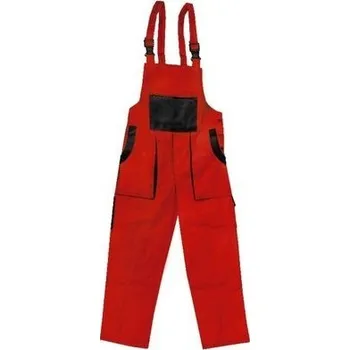 montérky CXS Lux Emil kalhoty s laclem červené