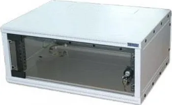 Racková skříň 19"rozvaděč jednodílný 4U/400mm FLAT-PACK skl.dv.