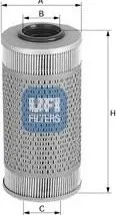 Palivový filtr Palivový filtr UFI (26.694.00)