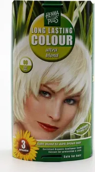Barva na vlasy HennaPlus Dlouhotrvající barva ULTRA BLOND 00 zesvětlující