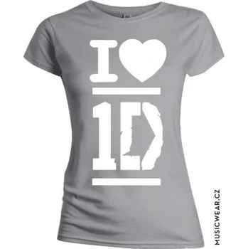 One Direction tričko, I Love Red