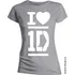 One Direction tričko, I Love Red