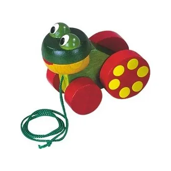 Dřevěná hračka Detoa Tahací žabka