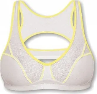 Dámské termo spodní prádlo Sensor Lissa podprsenka bílá/žlutá