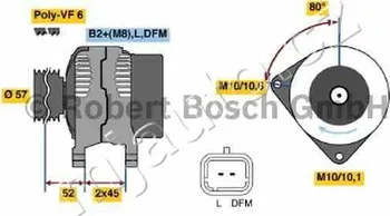 Alternátor Alternátor Bosch (0 121 715 001)