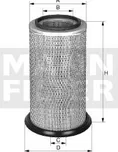 Filtr vzduchový MANN (MF C11004)