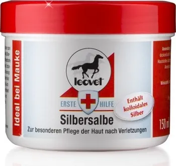 Kosmetika pro koně leovet Silbersalbe 150 ml