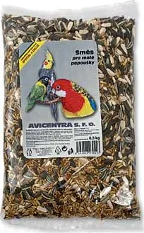 Krmivo pro ptáka AVICENTRA Krmivo pro malé papoušky standart (500g)