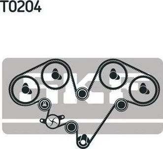 Rozvod motoru Sada rozvodového řemenu SKF (SK VKMA03902)