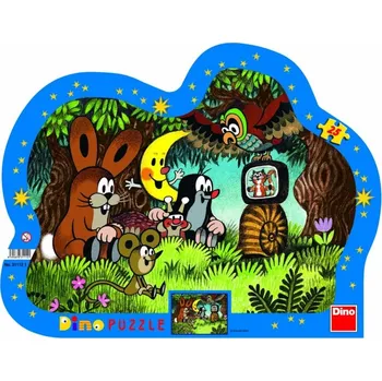 Puzzle Dino Večer u Krtečka 25 dílků