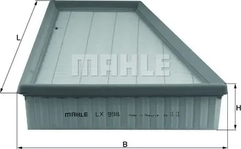 Vzduchový filtr Vzduchový filtr MAHLE (LX998)
