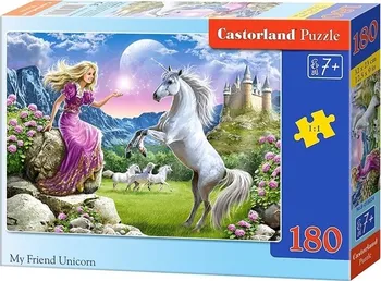 Puzzle Puzzle CASTORLAND 180 dílků - Princezna s jednorožcem