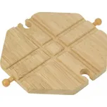 Bigjigs Toys Křížení dřevěné vláčkodráhy