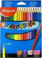 Pastelka Maped Color Peps 18 barev trojhranné