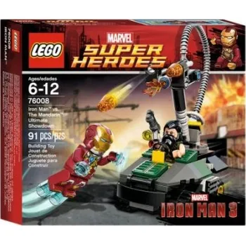 Stavebnice LEGO LEGO Super Heroes 76008 Iron Man 3 vs. Mandarin : poslední souboj
