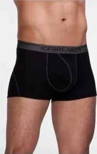 Boxerky Icebreaker Mens Anatomica Boxers černé