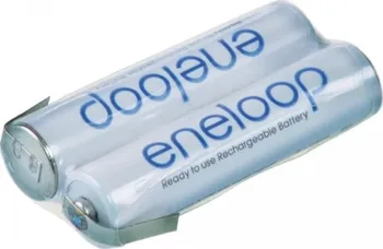 Článková baterie Akupack s pájecími kontakty Sanyo eneloop AAA, 2,4 V, 800 mAh