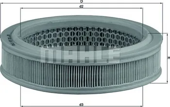 Vzduchový filtr Vzduchový filtr MAHLE (LX157)