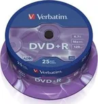 Verbatim DVD+R 4,7GB 16x spindl 25 pack