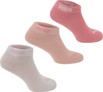Pánské ponožky Puma Quarter Socks 3 Pack Pink