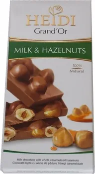 Bílá čokoláda s karamelizovanými ořechy 100g Heidi