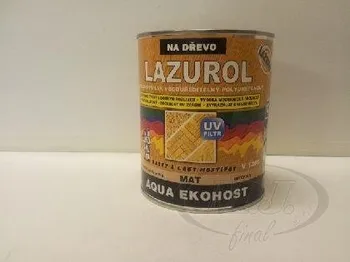 Lak na dřevo Lazurol AQUA EKOHOST,mat(V-1305) 0,6kg