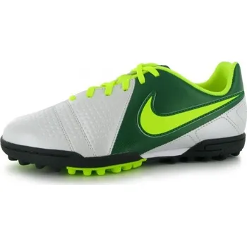 Turfy Nike CTR360 Libretto III Childrens Astro Turf Trainers White/Volt/Pine