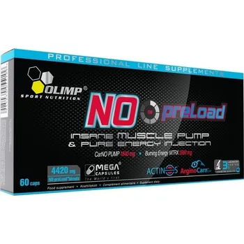 Olimp NO preLoad 60 kapslí Anabolizér Olimp NO preLoad 60 kapslí