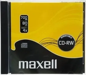 Optické médium Maxell CD-RW 700MB 4x 1PK JC 624860