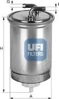 Palivový filtr Palivový filtr UFI (24.365.00)