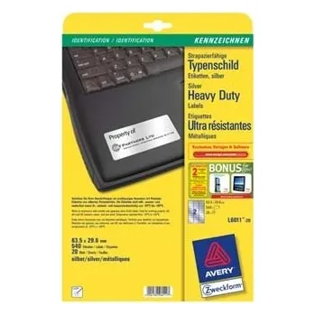 Typové štítky - odolné vlivům počasí