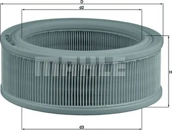 Vzduchový filtr Vzduchový filtr MAHLE (LX140) RENAULT