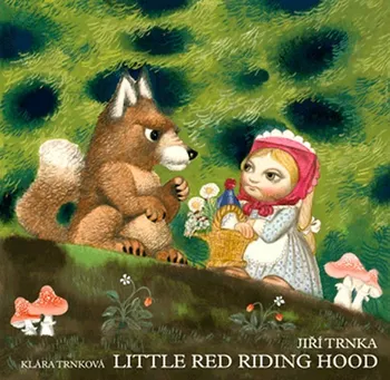 Pohádka Little Red Riding Hood / Červená karkulka anglicky - prostorové leporelo - Jiří Trnka; Klára Trnková