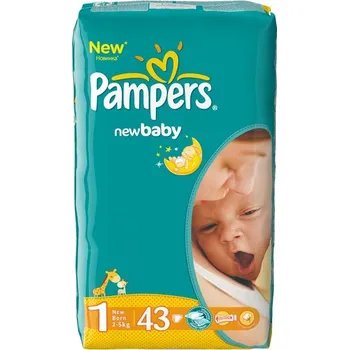 Pampers New Baby 2 - 5 kg jednorázová plena Pampers New Baby 2 - 5 kg