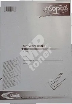 Tiskopis Stavební deník ASOPOL 110635, 3x50 listů, samopropis