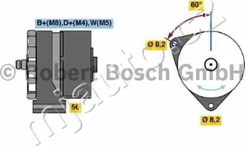 Alternátor Alternátor Bosch (0 120 469 102)