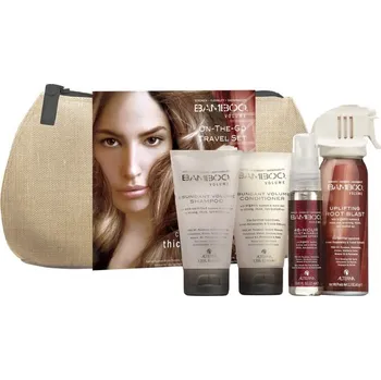 Kosmetická sada Alterna Bamboo Volume cestovní balíček