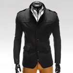 Ombre Clothing Kabát Augustino černý S
