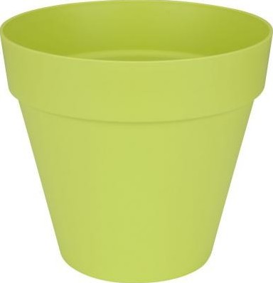 elho pot de fleurs Loft Urban Round 25 - Ocre (Jaune) - Diamètre 25 x H