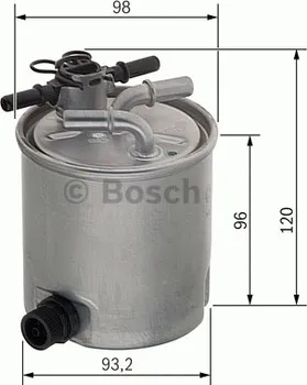 Palivový filtr Filtr palivový BOSCH (BO F026402019) DACIA