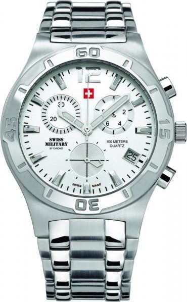 Reloj Swiss Military Smwgi2101501 Para Hombre Cronografo Color de la