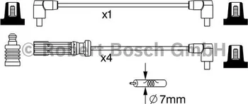 Zapalovací kabel Sada kabelů pro zapalování BOSCH (BO 0986357244) VOLVO