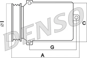 Kompresor klimatizace Kompresor klimatizace DENSO (DE DCP17109)