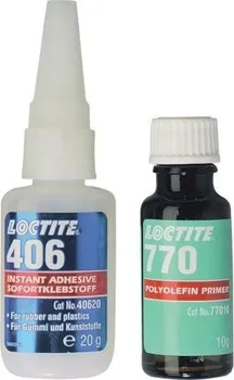 montážní lepidlo Loctite Polyolefin 406 / 770 20g / 10g