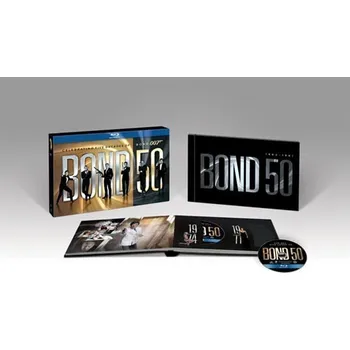 Blu-ray Bond 50 Kolekce 23 disků Sběratelská edice filmů Blu-ray Bond 50 Kolekce 23 disků