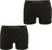 Lonsdale 2 Pack Boxers Mens Black, Small