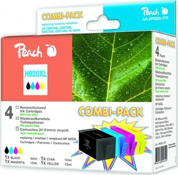 Peach No.920XL Combi Pack kompatibilní barevný a černý