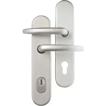 Dveřní kování M&T Sicura Cr klika/klika R 90 mm bezpečnostní kování