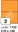 Samolepicí etikety Rayfilm Office - fluo oranžová, 300 archů, 210 x 148 mm