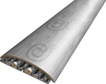 Podlahová lišta Přechodová lišta pro kabely Aspro Metalic Volta 2000